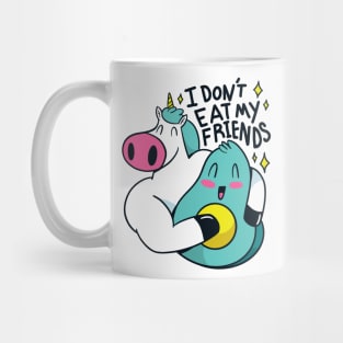 I Don't  Eat My Friends - Vegan Team Mug